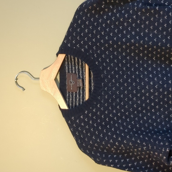 Lamb's Wool Sweater - Black Brown 1826 - Picture 2 of 9